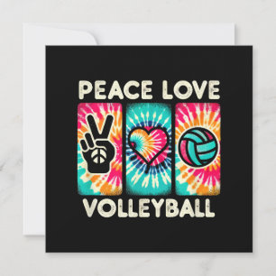 Cartão De Agradecimento Camisa De Voleibol Para Mulheres Adolescentes Amor