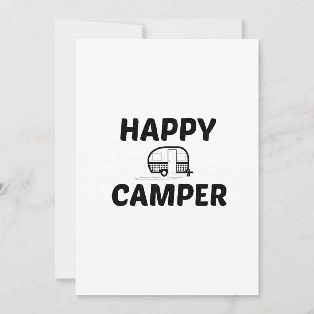 CARTÃO DE AGRADECIMENTO CAMPER FELIZ (Frente)