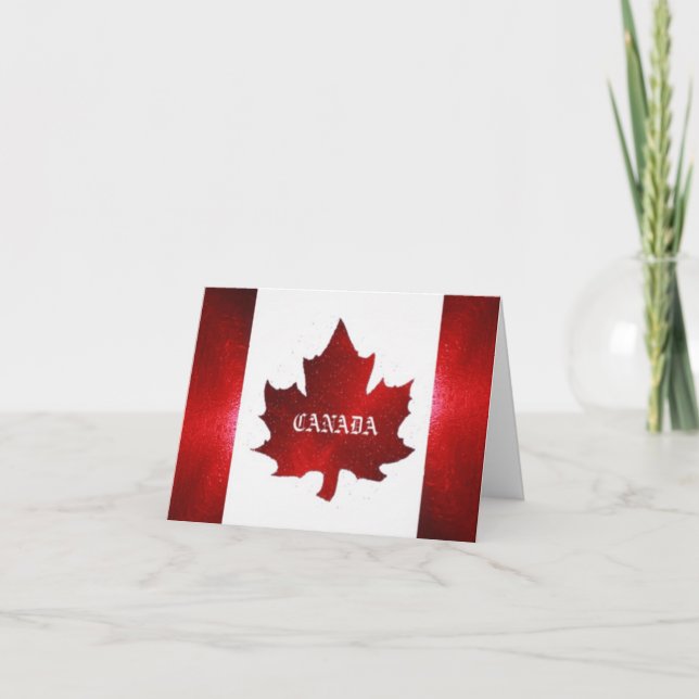 Cartão De Agradecimento canadá (Frente)