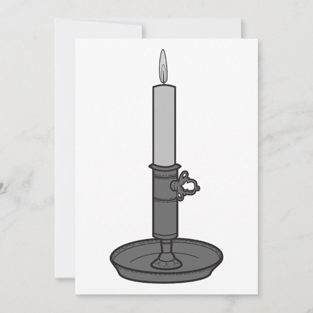 Cartão De Agradecimento Candle 01 (Frente)