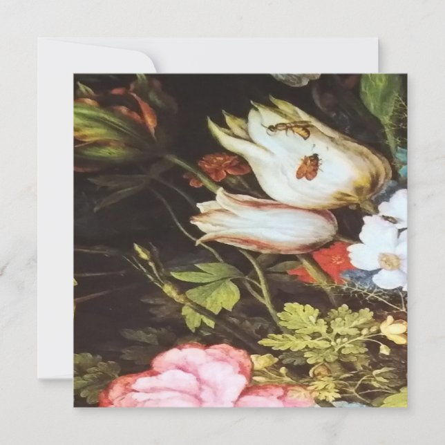 Cartão De Agradecimento caneca de flores de margarida (Frente)