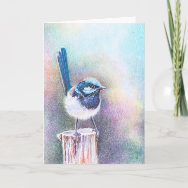 Cartão De Agradecimento Cantando no Novo Dia - (Frente)