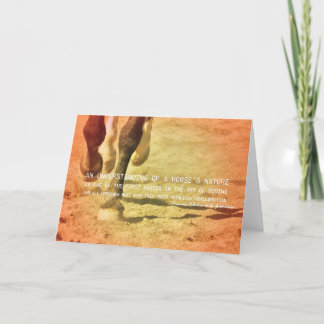 Cartão De Agradecimento CANTERING ALONG Greeting Card