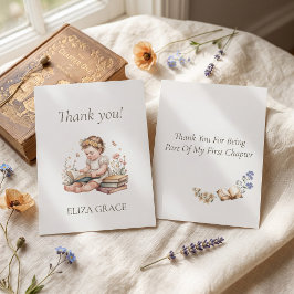 Cartão De Agradecimento Capítulo Um Conto de Aniversário Personalizado Pri