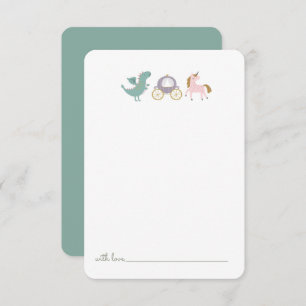 Cartão De Agradecimento Cápsula Horária de Aniversário da Princesa de Fair