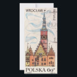 Cartão De Agradecimento Carimbo polonês Wroclaw<br><div class="desc">Carimbo polonês Wroclaw</div>