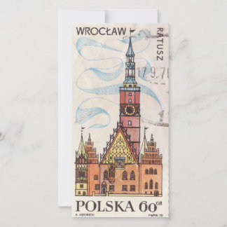 Cartão De Agradecimento Carimbo polonês Wroclaw