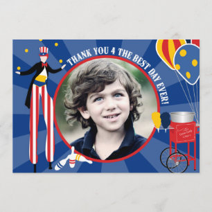 Cartão De Agradecimento Carnaval Passista de Pernas Altas Algodão Doce Obr