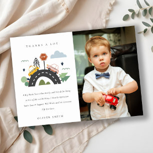 Cartão De Agradecimento Carros Urbanos Foto De Estrada De Veículos Urbanos