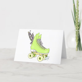 Cartão De Agradecimento Carta de Aniversário do Skate Fairy