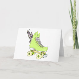 Cartão De Agradecimento Carta de Aniversário do Skate Fairy