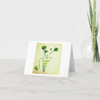 Cartão De Agradecimento Carta de Whimsey Floral