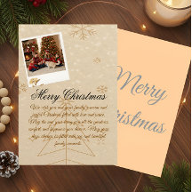 “Cartão de Natal Personalizado com Foto da Família