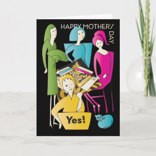 Cartão De Agradecimento Cartão-mãe do Ano Mah Jongg