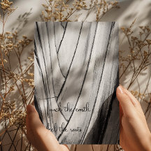 Cartão-postal de Latido branco e preto em greve