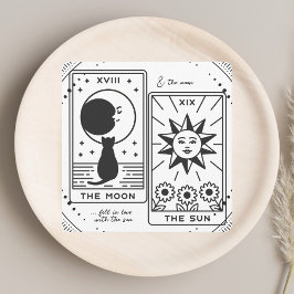 Cartão De Agradecimento Cartas de Tarot | Chá de Noiva | Casamento | Moder