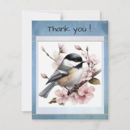 Cartão De Agradecimento Carte de remerciement simple
