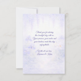 Cartão De Agradecimento Carte De Remerciements Elegant Botanical Wedding