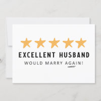 Casado Marido de novo da Wife Card