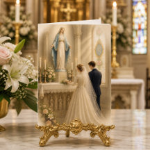 Casamento Católico Gratidão Casal Ajoelhado Marian