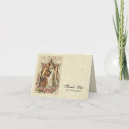 Cartão De Agradecimento Casamento Católico Virgem Maria St. Joseph Religio