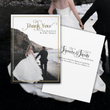 Casamento com Tipografia do Ornamentado Dourado El