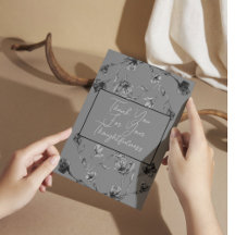 Casamento de Aquarelas Florais de Cinzas Moles