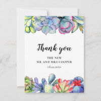 Casamento de cactus aquarela