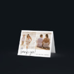 Cartão De Agradecimento Casamento de Caligrafia Elegante<br><div class="desc">Onde Sonhos Encontram Elegância Elevem seu dia especial com nosso encantador conjunto de papelaria, meticulosamente preparado para infundir seu casamento com elegância e graça. De delicados convites a cartões de lugar refinados, esta coleção é uma sinfonia de intrincada caligrafia e design de eterno. Crie uma celebração que é exclusivamente sua,...</div>