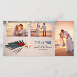 Cartão De Agradecimento Casamento de Destino Obrigado