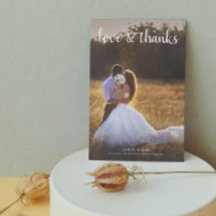 Casamento de Fotografias com Amor e Obrigados Mode