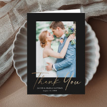Casamento de Fotografias com Script Dourado Modern