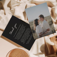 Casamento de Fotografias com Script Preto Simples