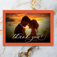 Casamento de Fotografias Mínimo do Script Laranja