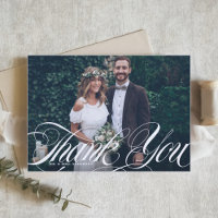 Casamento de Fotos Brancas Flourish, Script Elegan