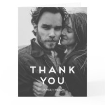 Casamento de Fotos Minimalista Obrigado