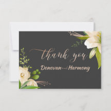 Casamento de lírios brancos