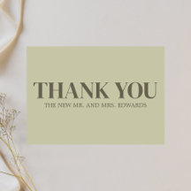 Casamento de Monograma Verde Sage