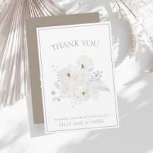Casamento de Natal do Winter White Floral e do Tau