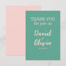 Casamento de onda rosa e verde