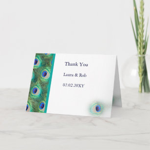 Cartão De Agradecimento Casamento de paz Obrigado