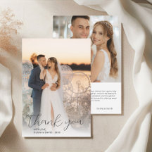 Casamento de Script Minimalista Moderno 2 Fotos