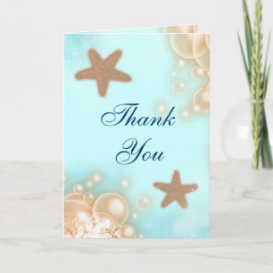 Cartão De Agradecimento Casamento de tangerina azul OBRIGADO