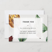 Casamento De Tulipas Florais Modernas Mínimas Obri