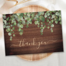 Casamento Dourado de Escrita Eucalyptus com Greene