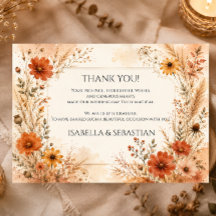 Casamento Elegante com Flores Silvestres de Outono