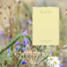 Casamento Elegante de Chinoiserie Amarela Obrigado