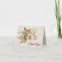 Casamento Elegante de Poinsettia & Berries