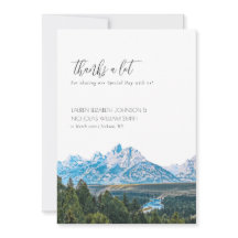 Casamento Elegante na Montanha Obrigado 