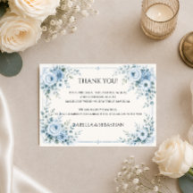 Casamento Floral Azul Empoeirado